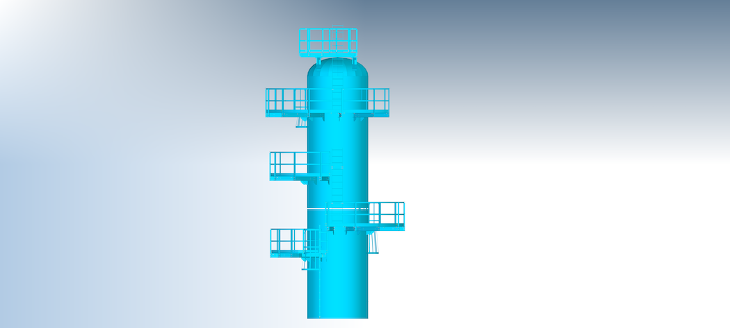 Reactor Coolent Surge Tank Ras Laffan Petrochemicals - Qatar