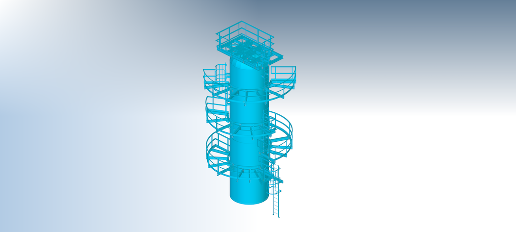 Reactor Coolent Surge Tank Ras Laffan Petrochemicals - Qatar