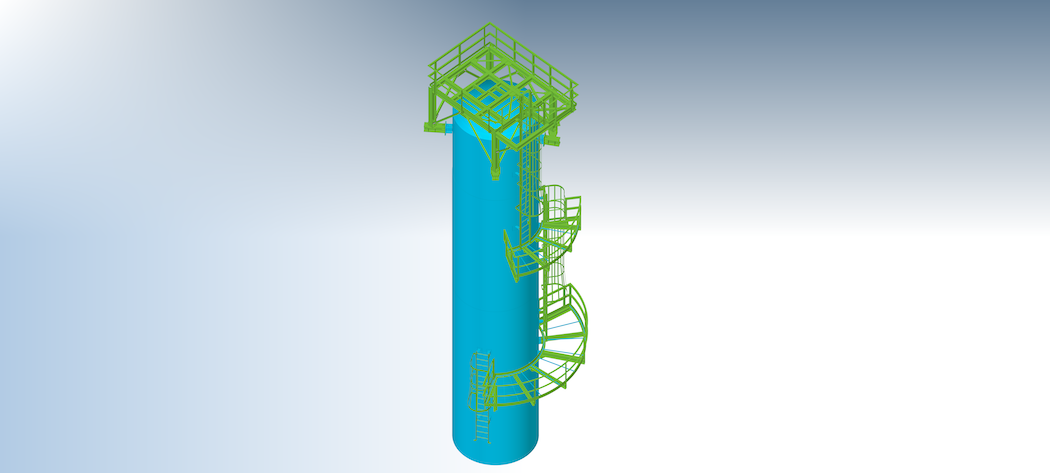 Hydrogen Surge Tank Ras Laffan Petrochemicals - Qatar